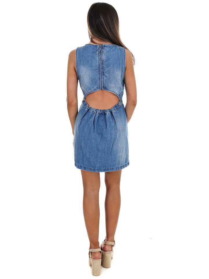 Free People Atlas Denim Mini Dress