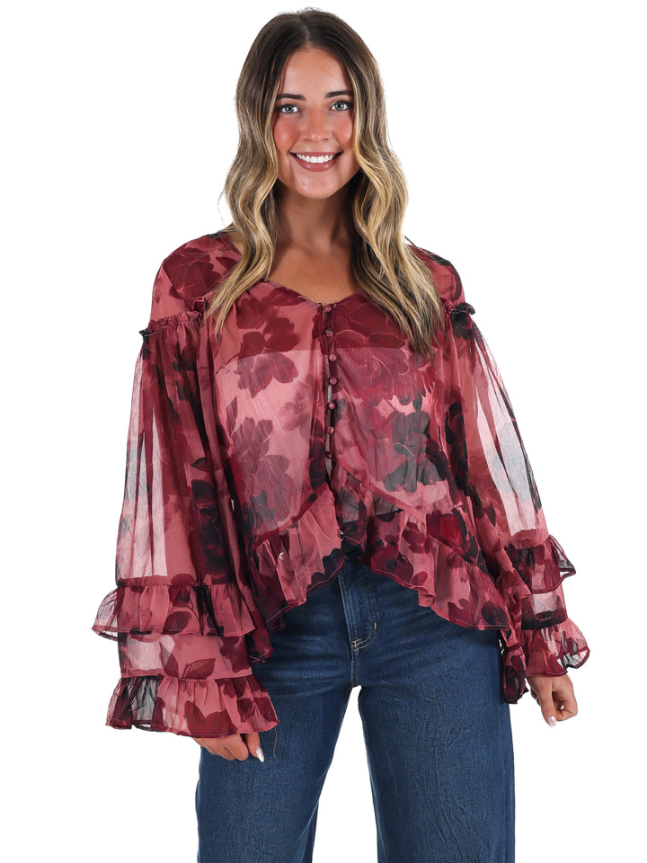 Free People Day Dreaming Blouse