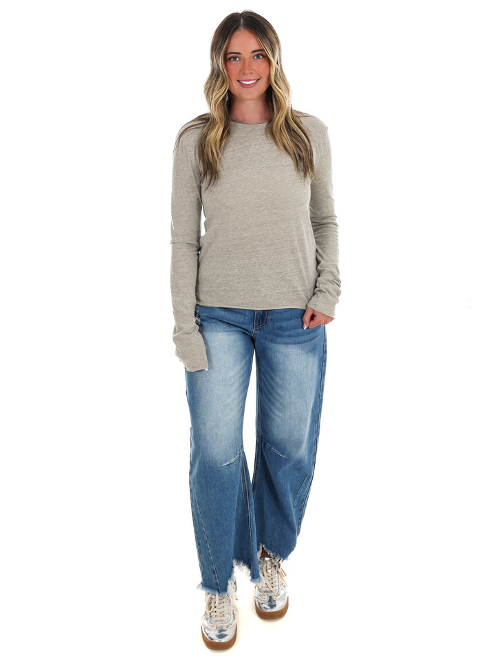 Free People Nova Long Sleeve Tee