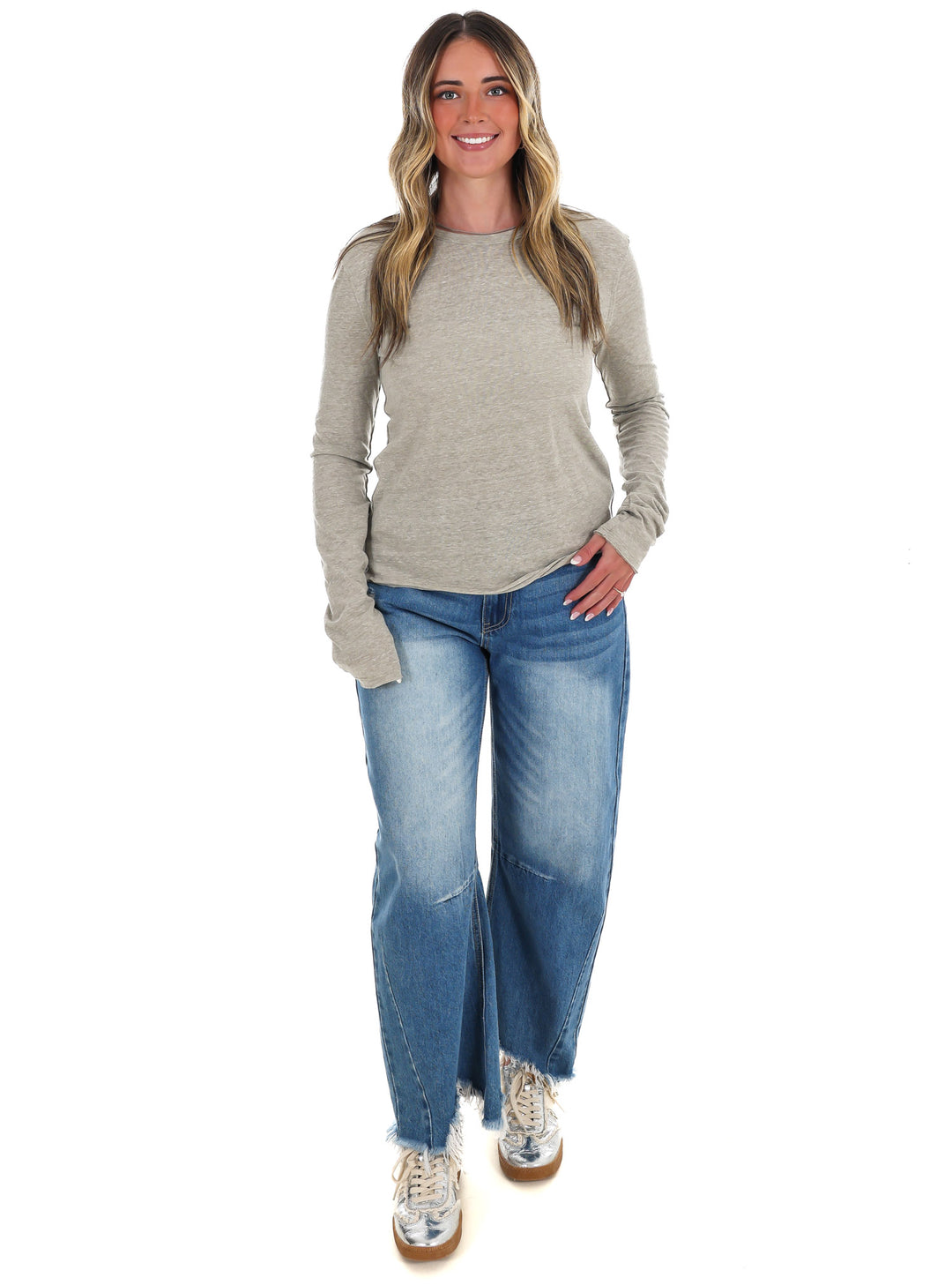 Free People Nova Long Sleeve Tee