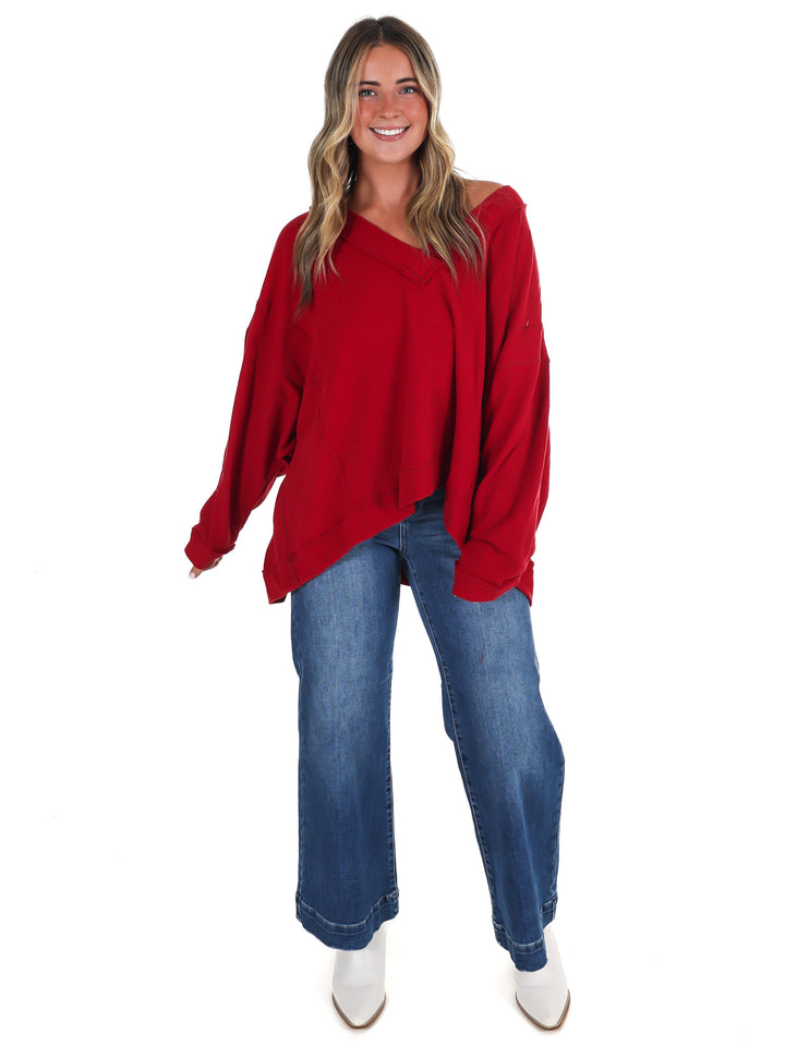 Free People Staycation Pullover