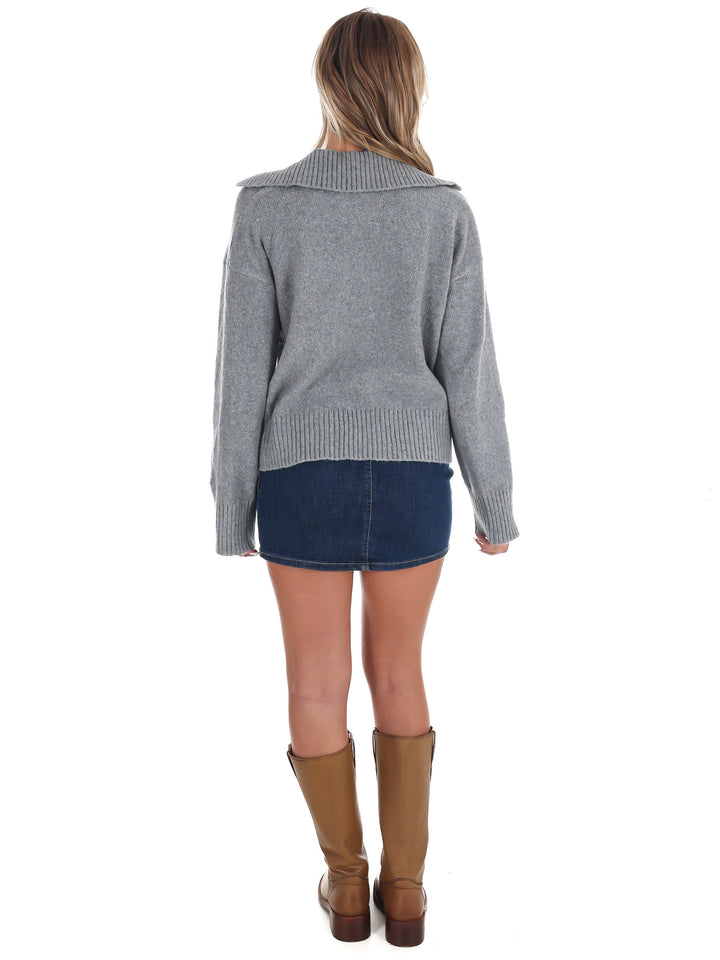 Free People Trading Up Polo Sweater