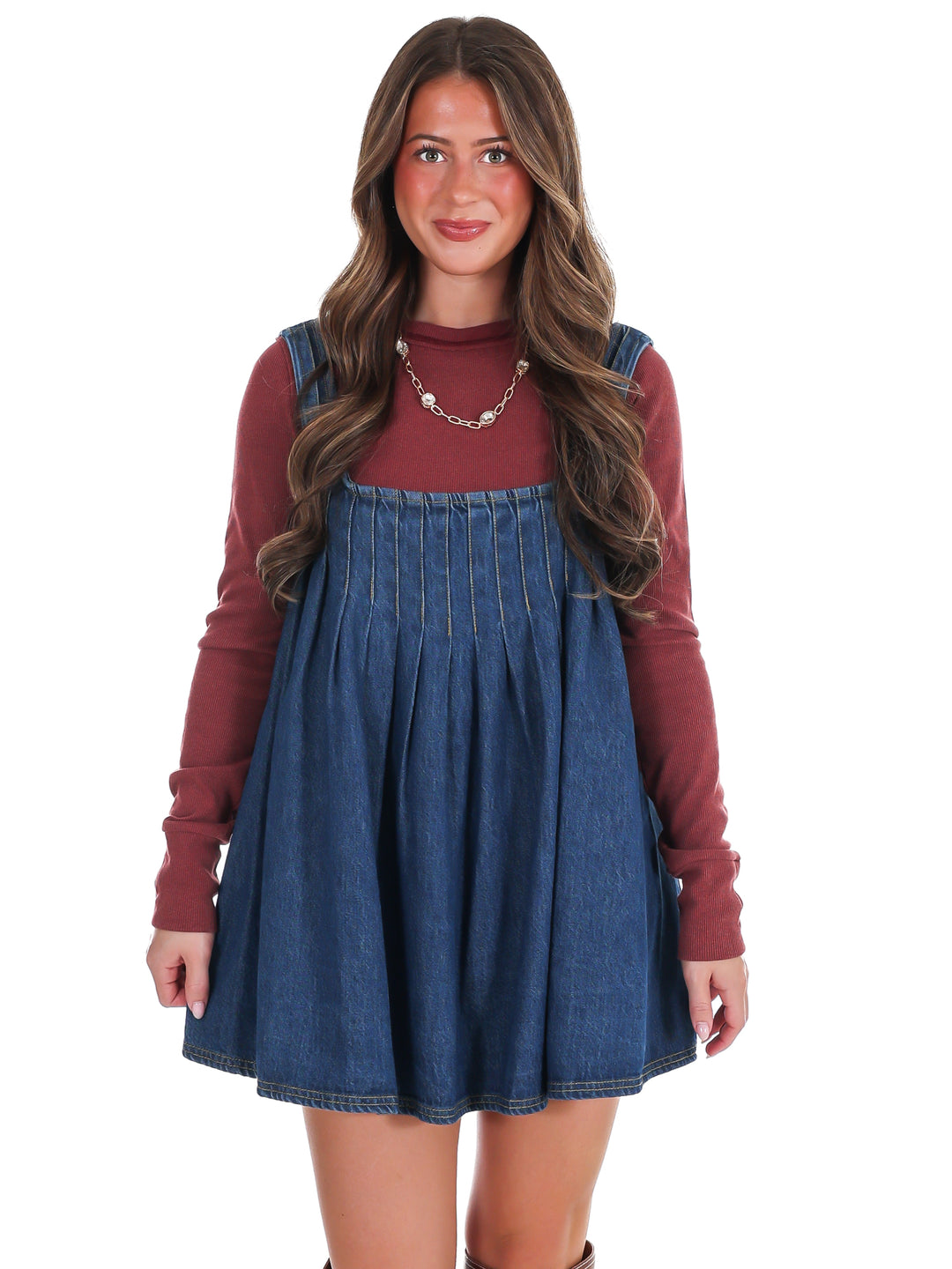 Free People Katie Denim Tunic