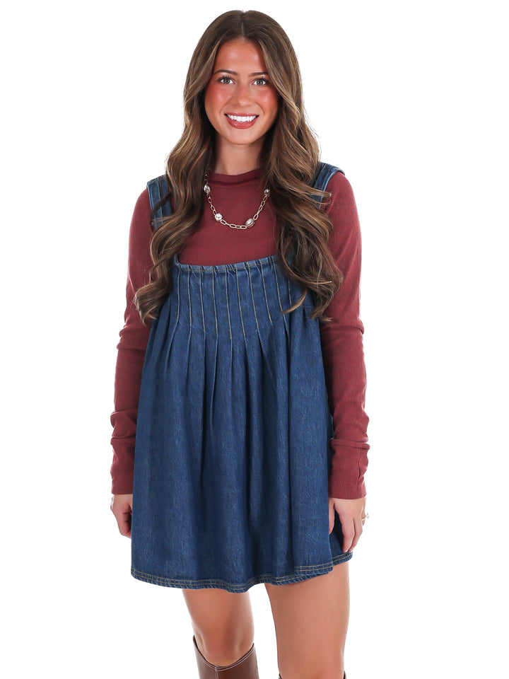 Free People Katie Denim Tunic