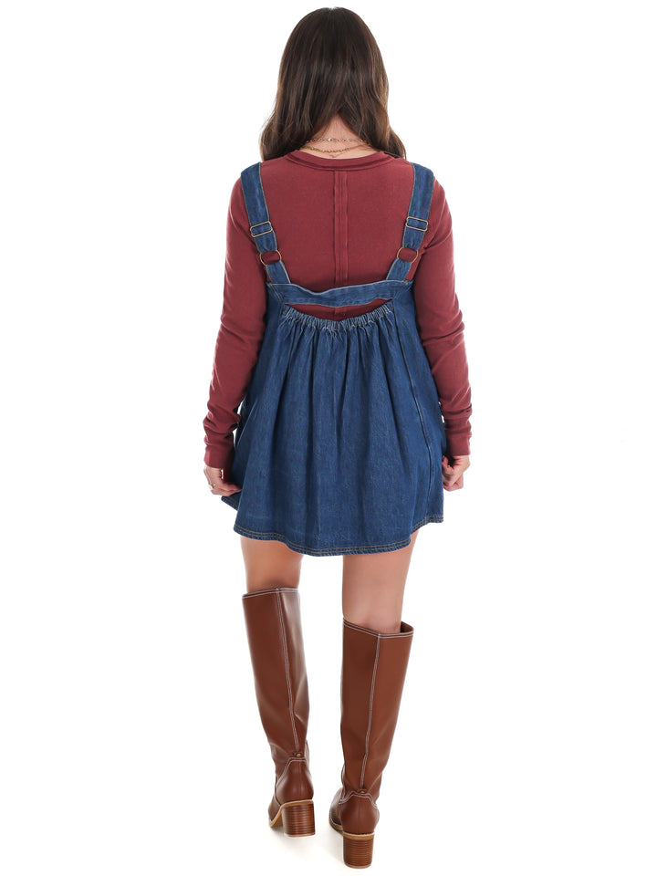 Free People Katie Denim Tunic