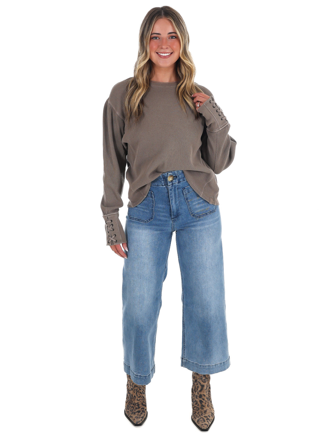 Free People Lapis Cuff Top