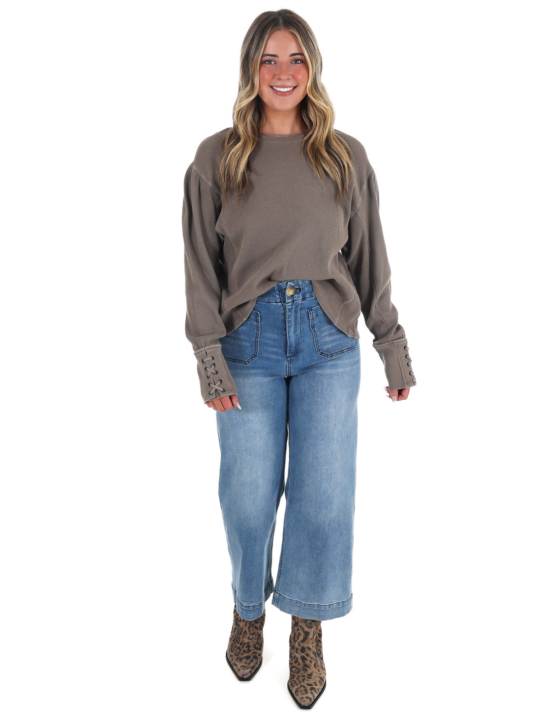 Free People Lapis Cuff Top