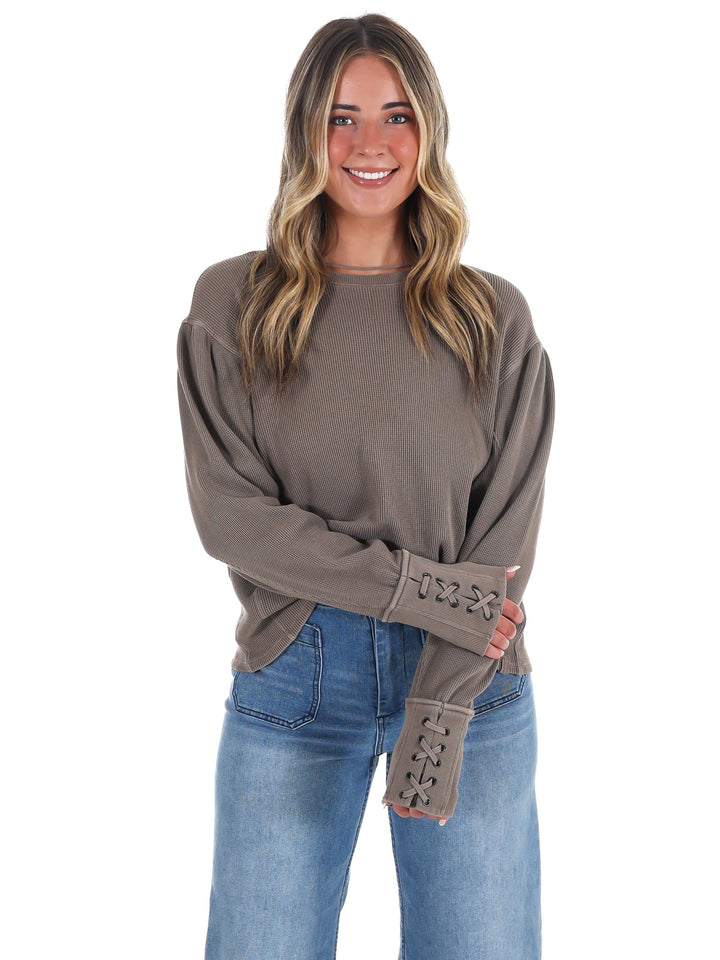 Free People Lapis Cuff Top