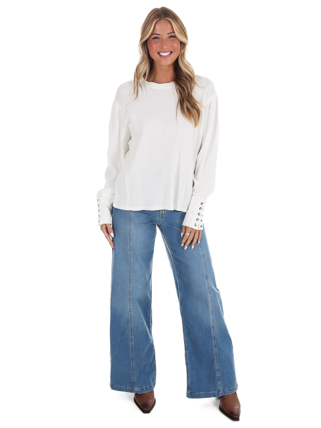 Free People Lapis Cuff Top