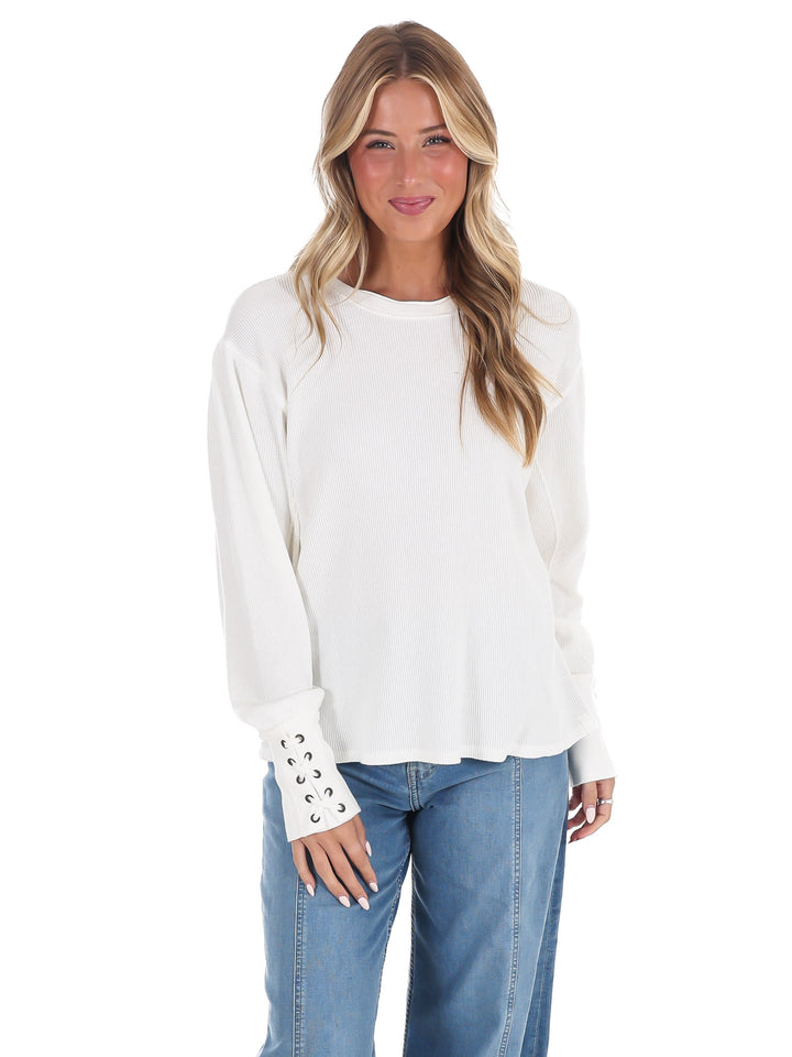 Free People Lapis Cuff Top