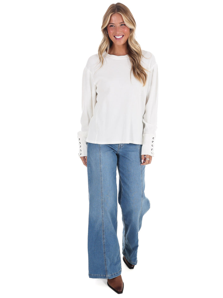 Free People Lapis Cuff Top