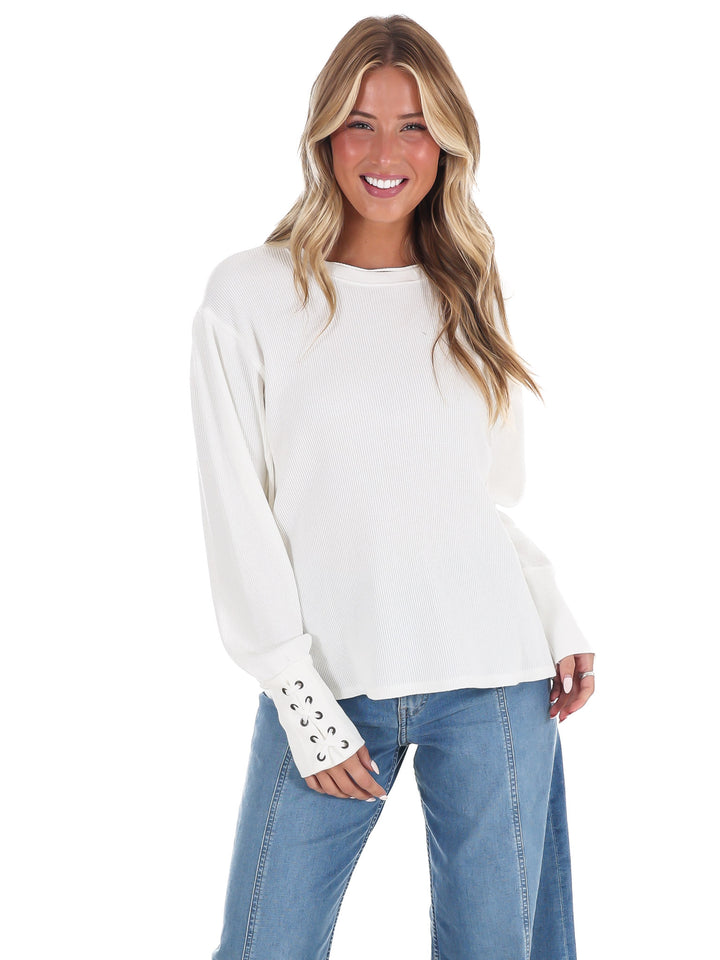 Free People Lapis Cuff Top