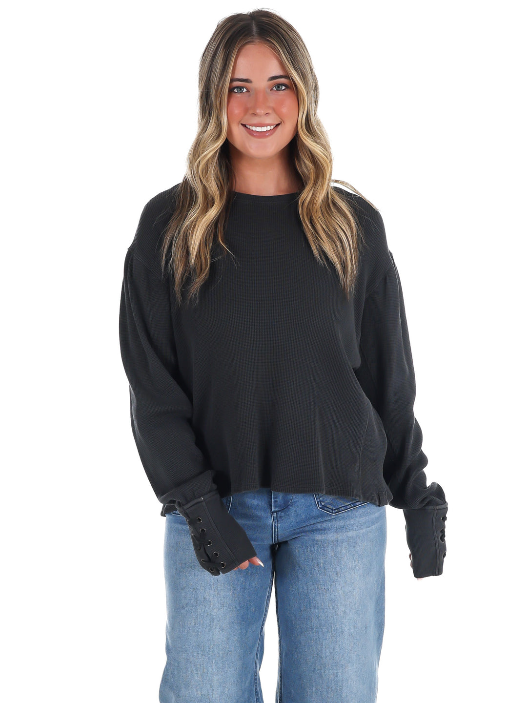 Free People Lapis Cuff Top