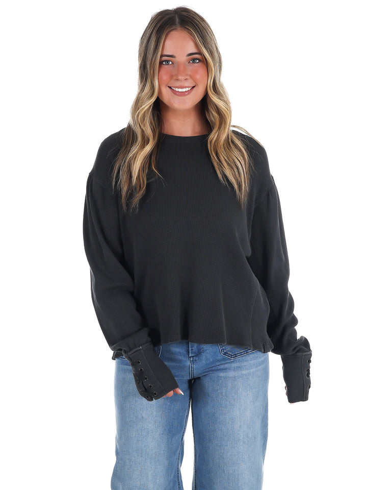 Free People Lapis Cuff Top