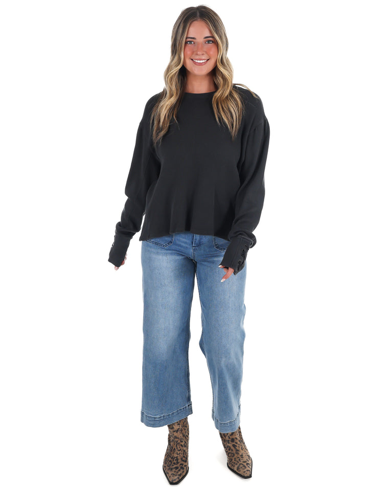 Free People Lapis Cuff Top