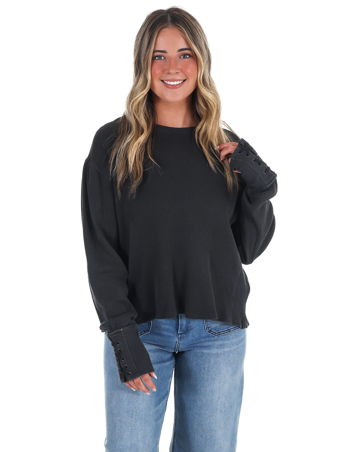 Free People Lapis Cuff Top