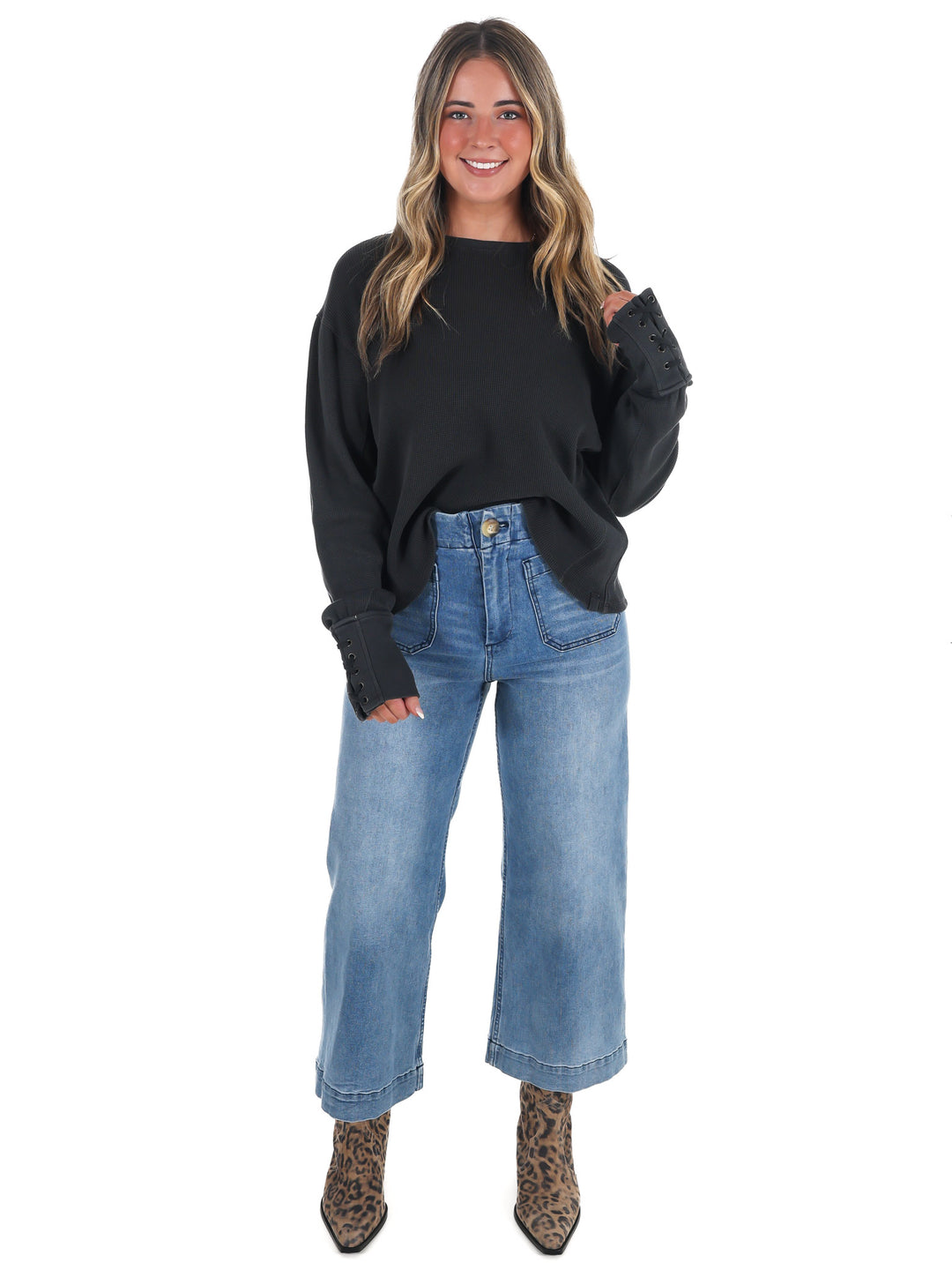 Free People Lapis Cuff Top