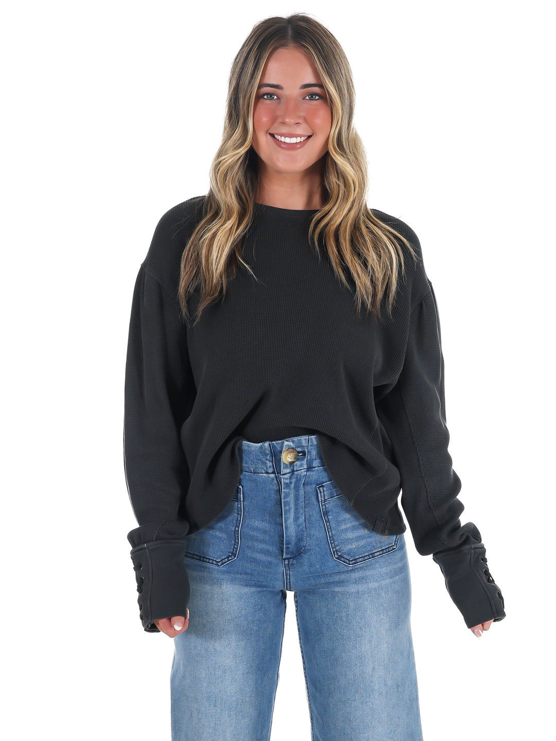 Free People Lapis Cuff Top