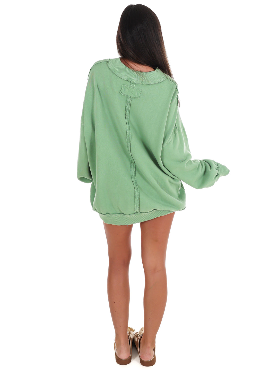 Free People Palm Spring Turtle Graphic Pullover