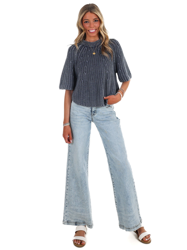 Free People Amy Sweater Tee