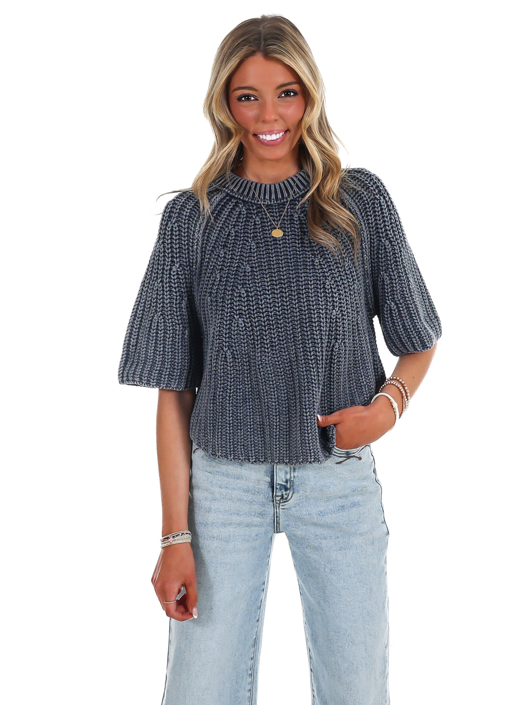 Free People Amy Sweater Tee