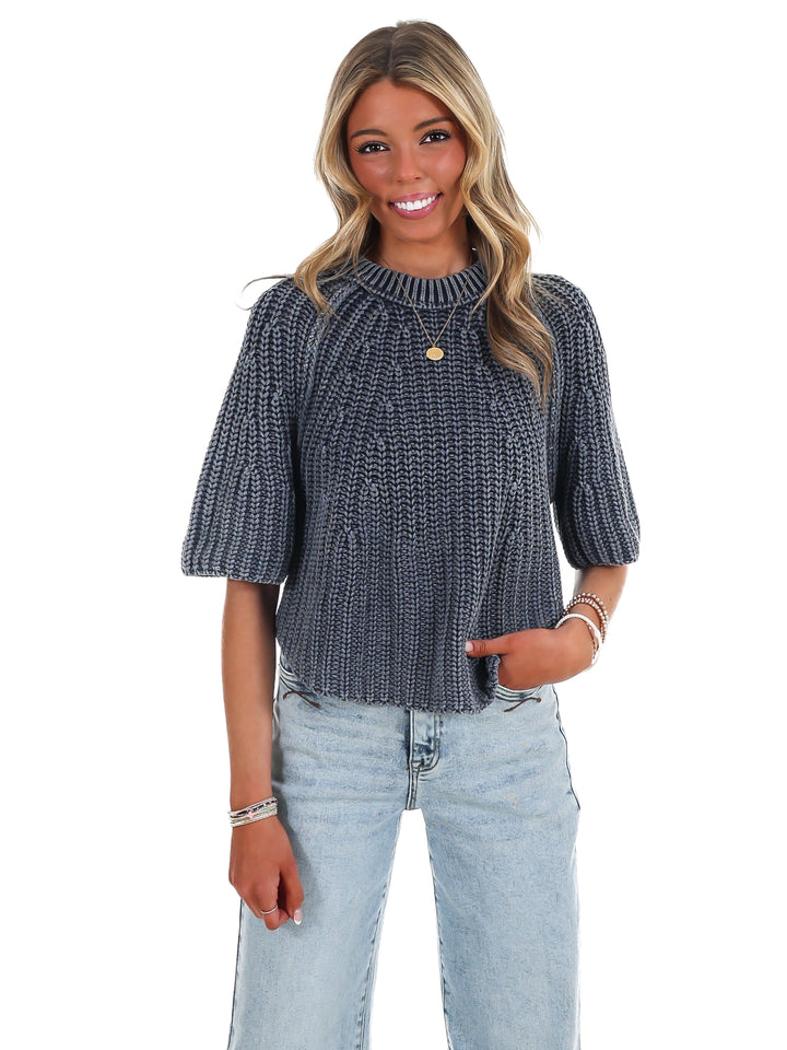Free People Amy Sweater Tee