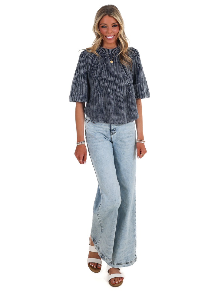 Free People Amy Sweater Tee