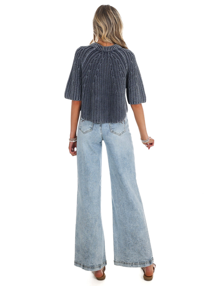 Free People Amy Sweater Tee