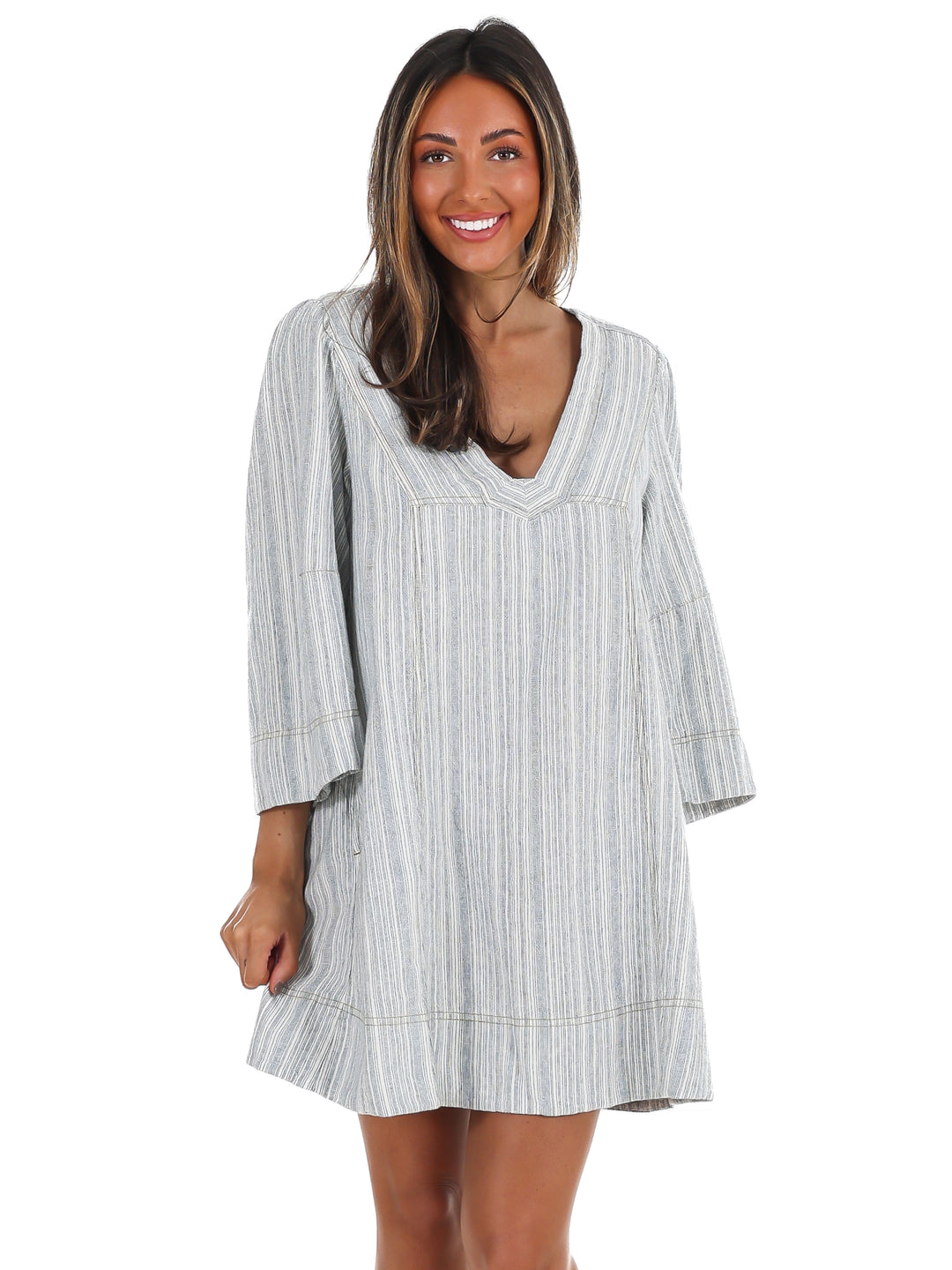 Free People Goldie Balloon Sleeve Dress