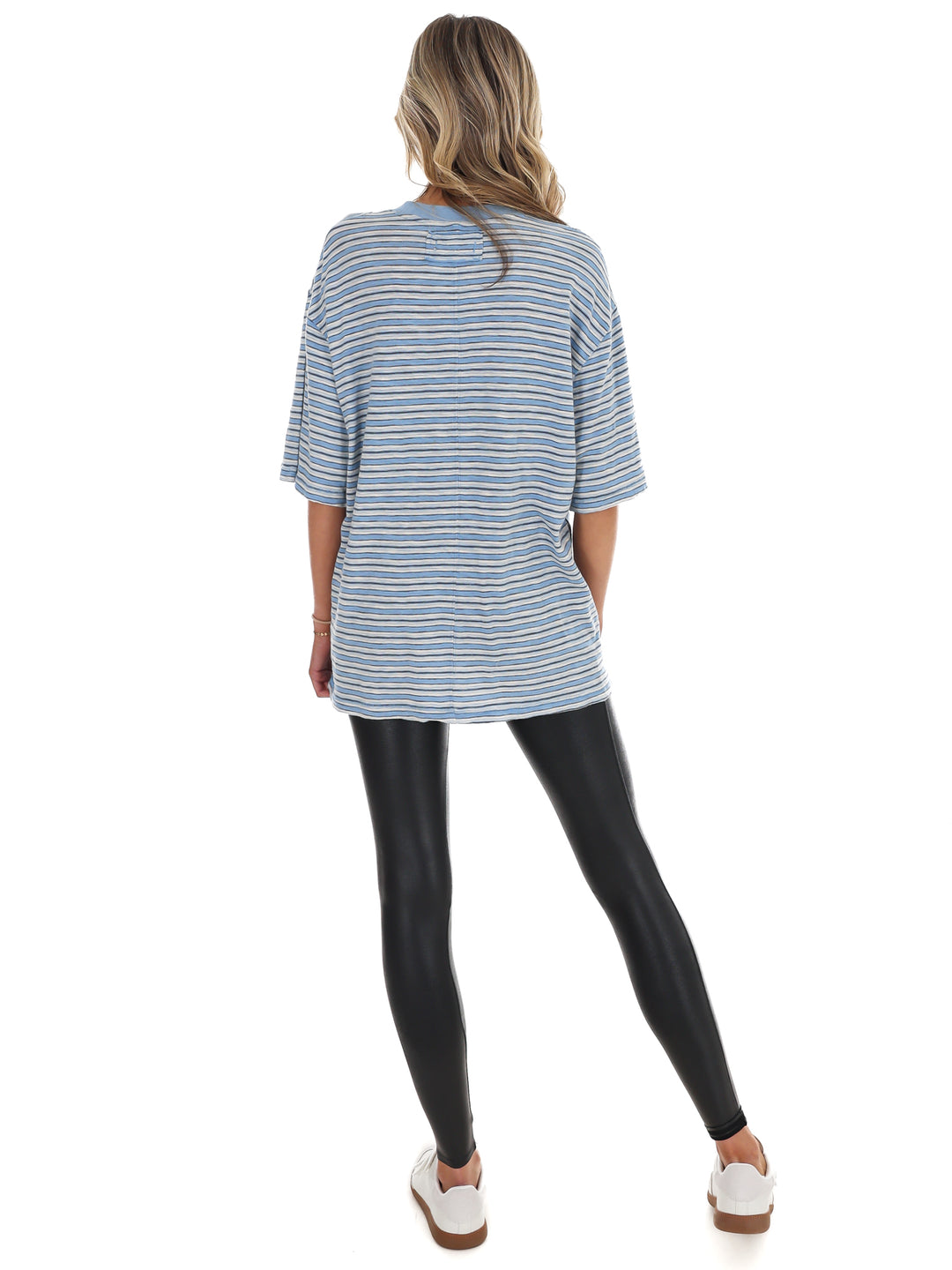 Free People All Love Stripe Pocket Tee
