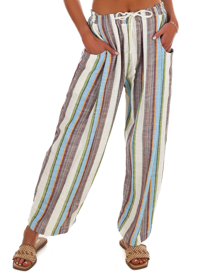 Free People Chambers Laid Back Stripe Pants