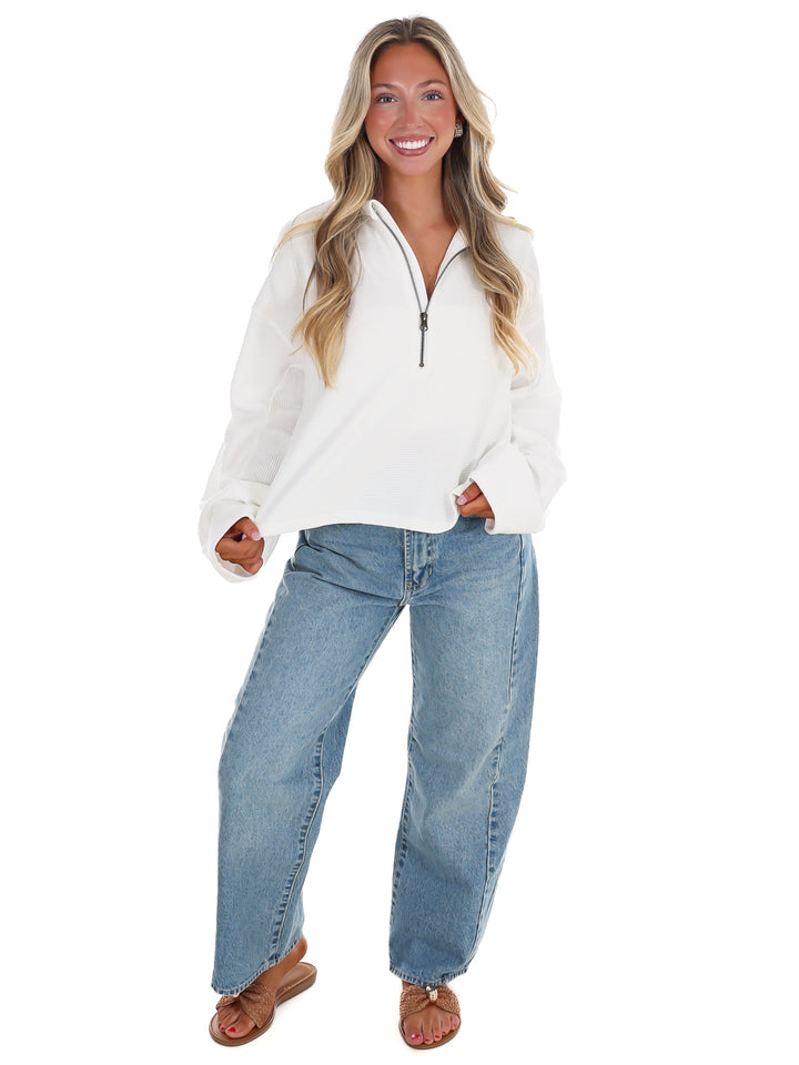 Free People Celeste Quarterzip