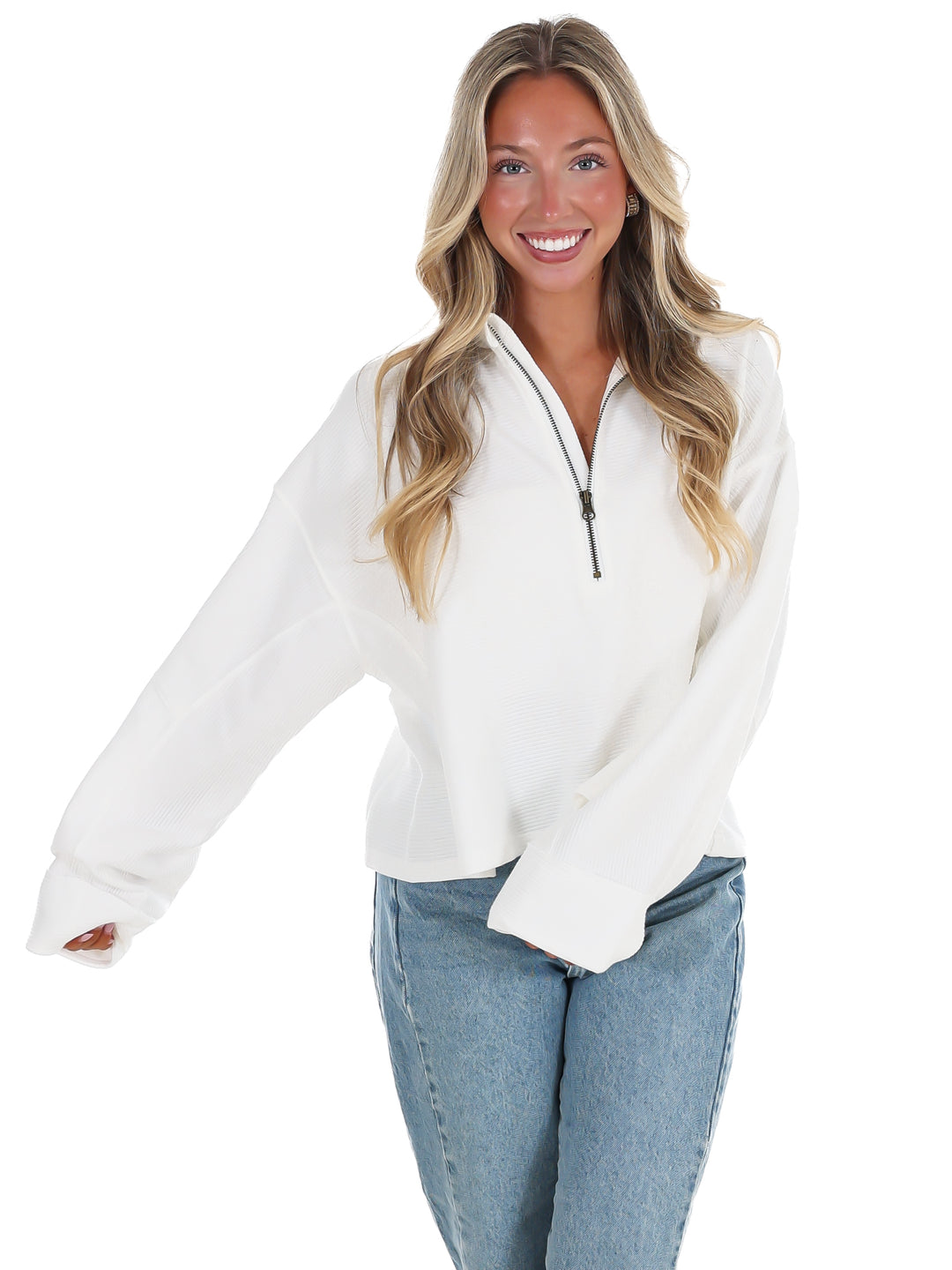 Free People Celeste Quarterzip