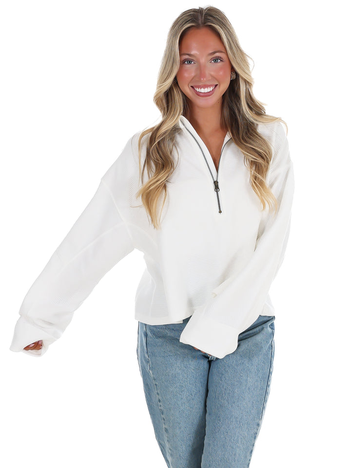 Free People Celeste Quarterzip