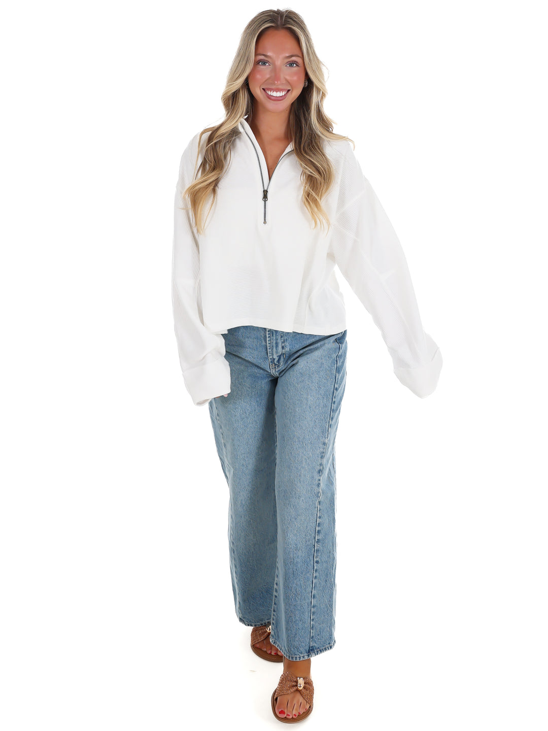 Free People Celeste Quarterzip