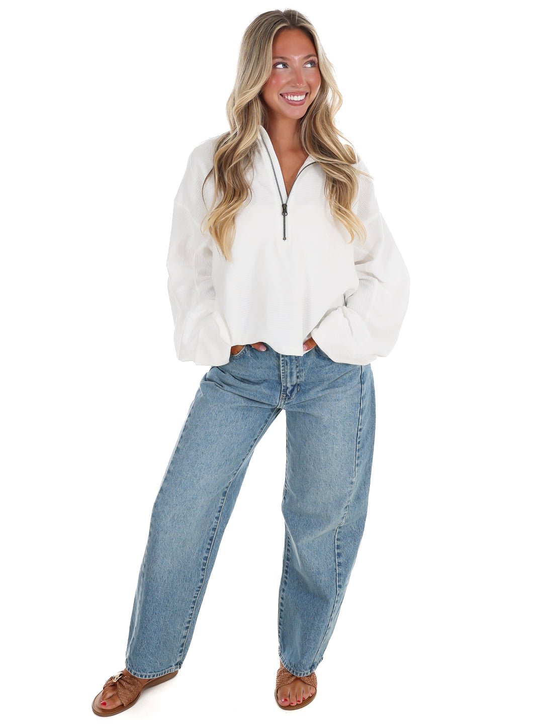 Free People Celeste Quarterzip