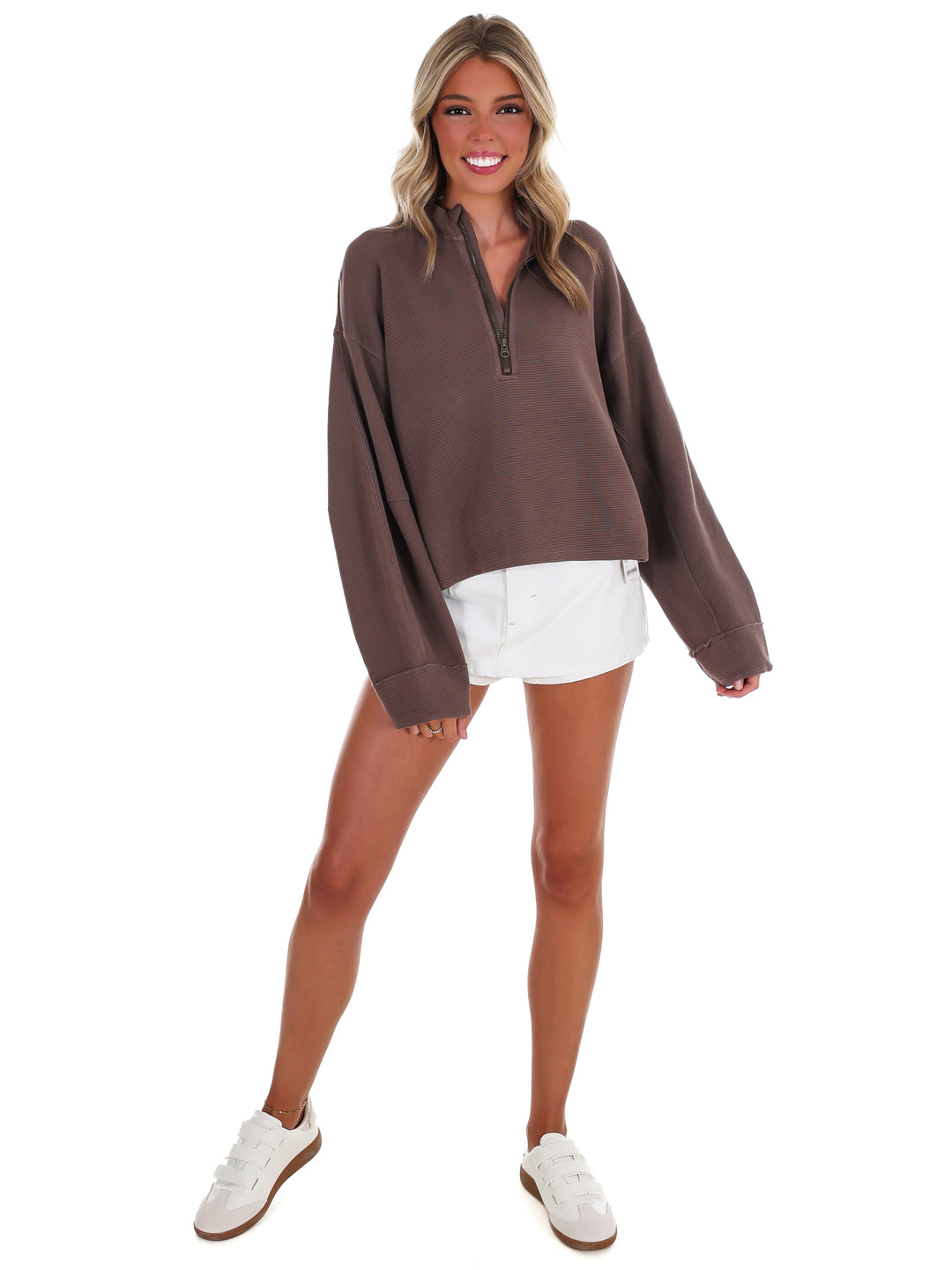 Free People Celeste Quarterzip