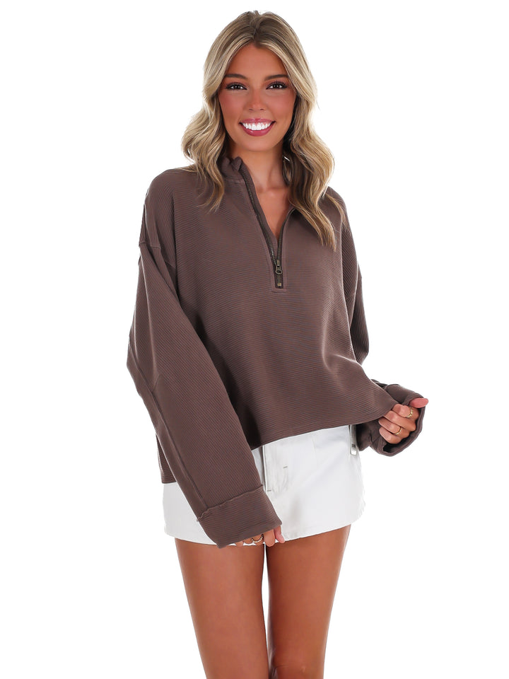 Free People Celeste Quarterzip