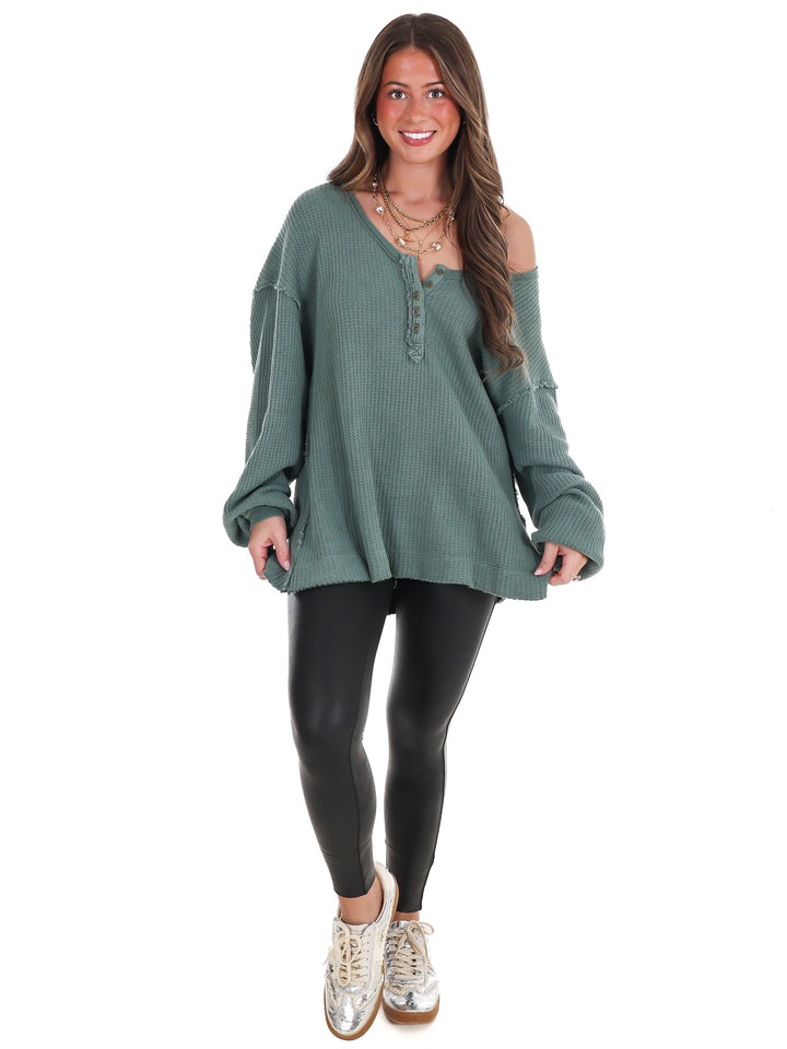 Free People Montreal Thermal Top