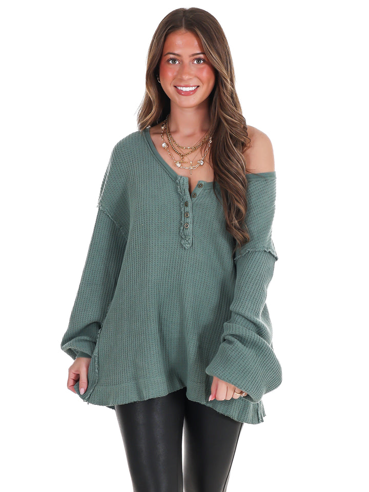 Free People Montreal Thermal Top