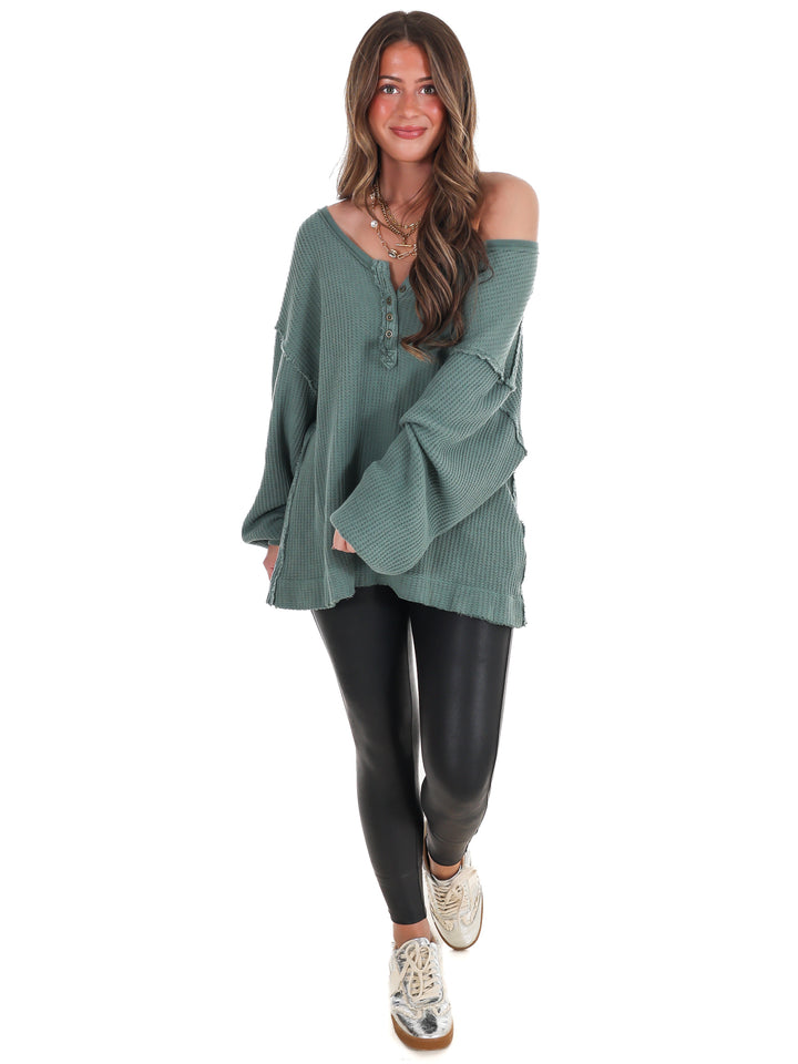Free People Montreal Thermal Top