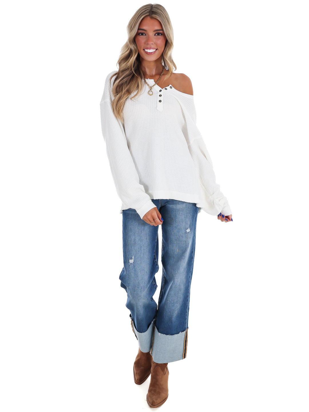 Free People Montreal Thermal Top