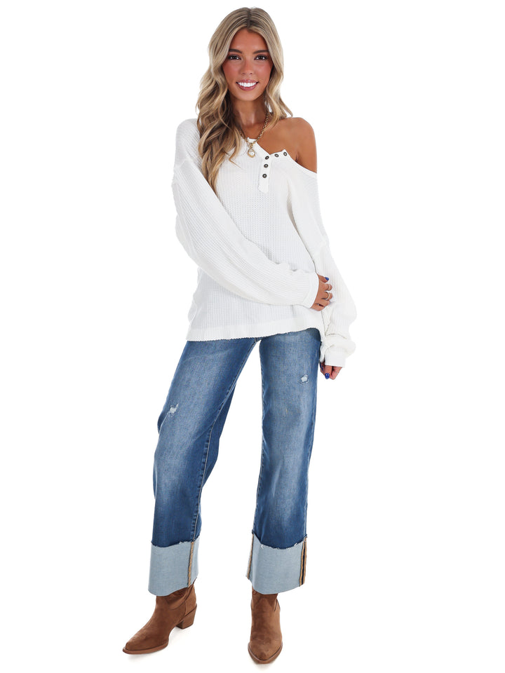 Free People Montreal Thermal Top