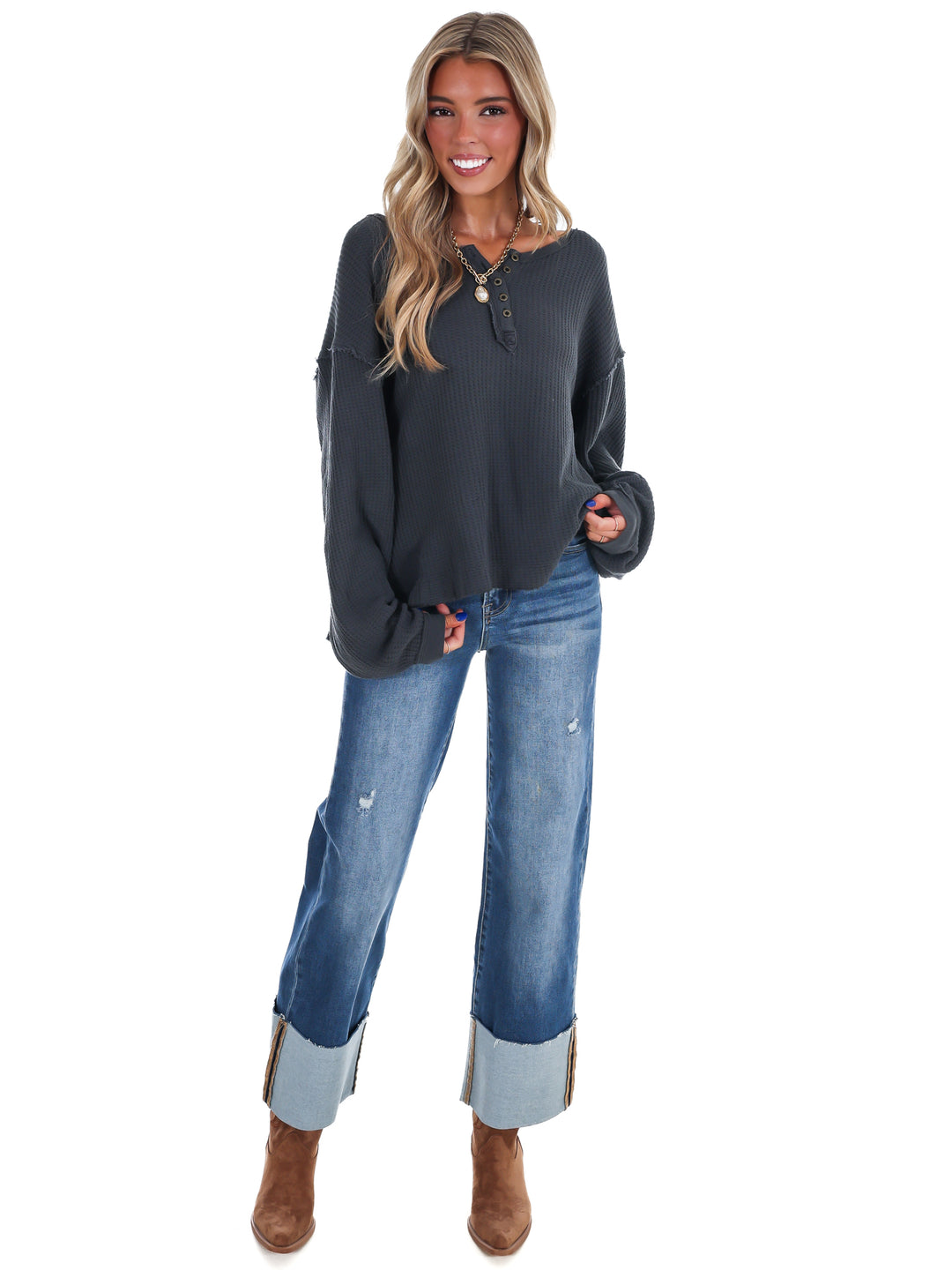 Free People Montreal Thermal Top