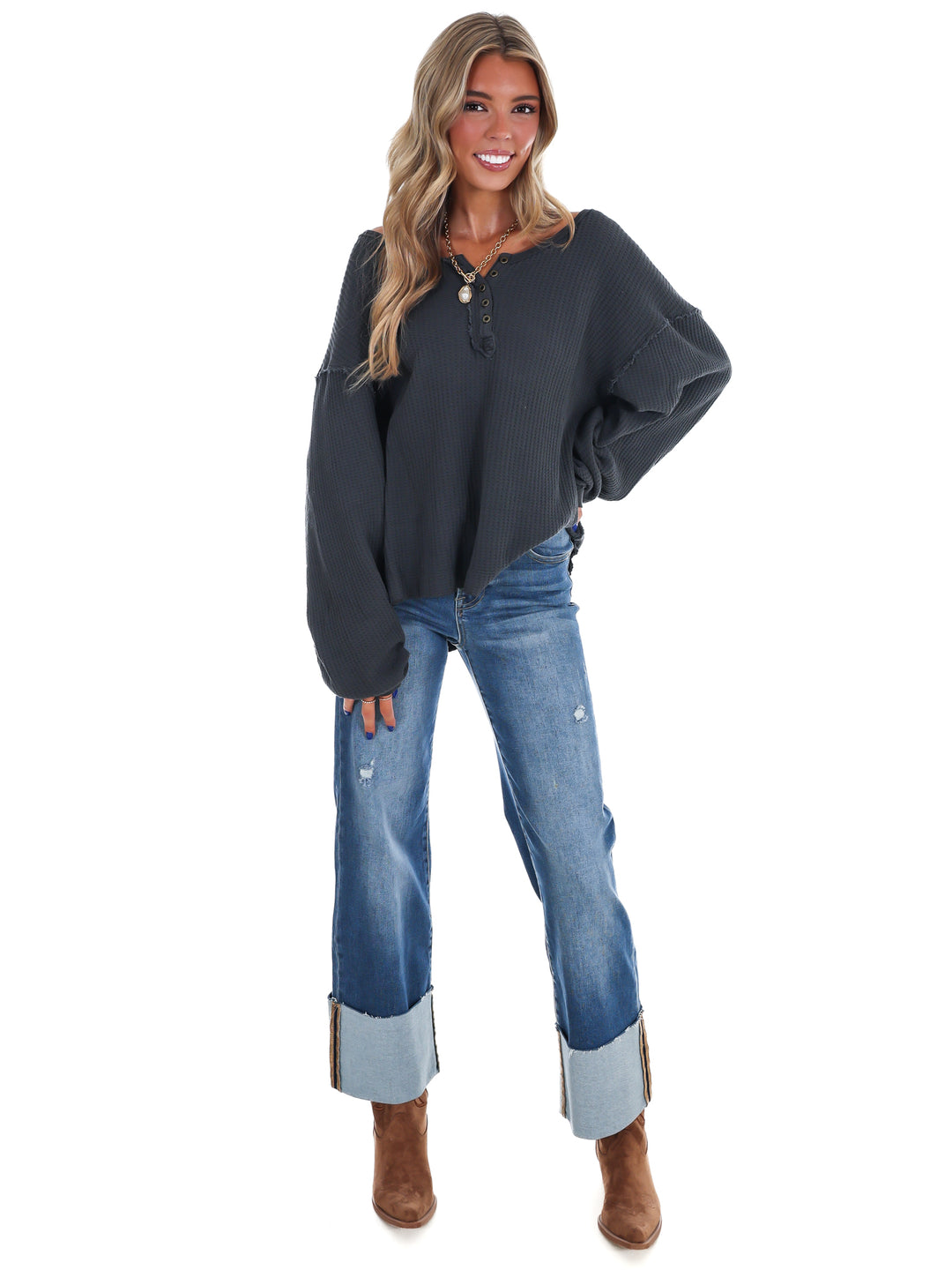 Free People Montreal Thermal Top