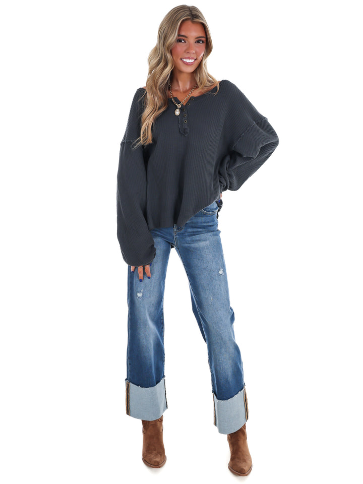 Free People Montreal Thermal Top