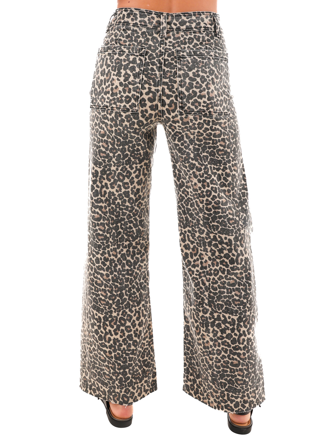 Bold Stride Leopard Print Pants
