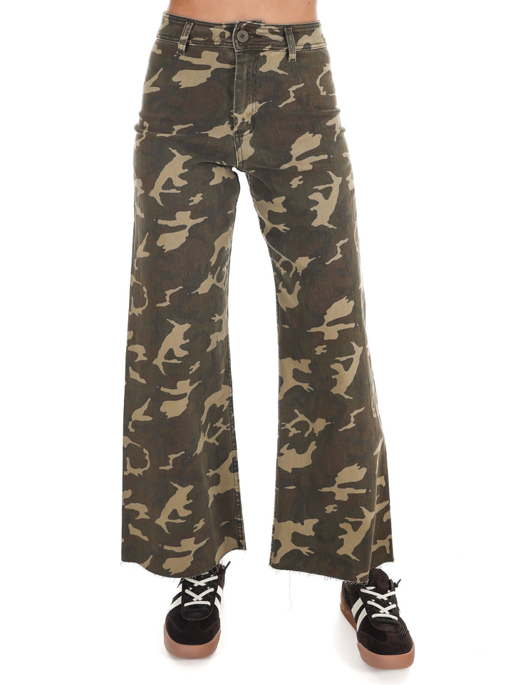 Backwoods Wide Leg Camo Pants