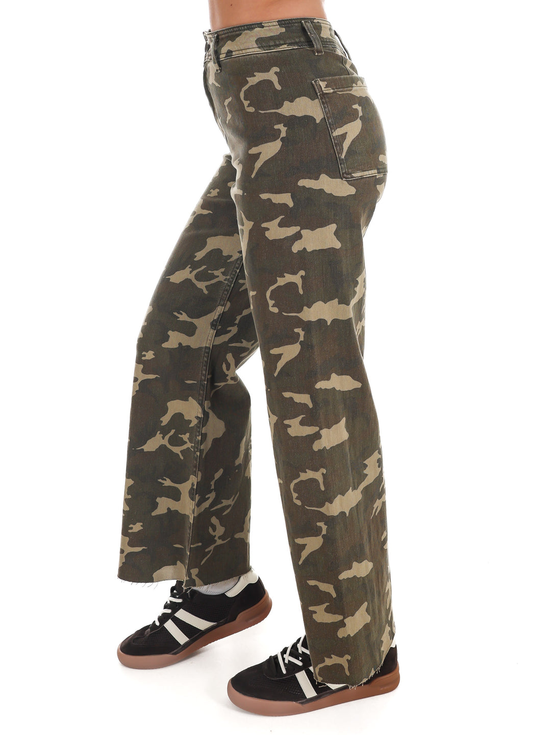 Backwoods Wide Leg Camo Pants