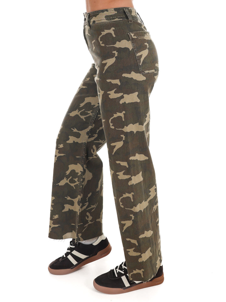Backwoods Wide Leg Camo Pants